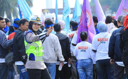 Polri Beri Apresiasi atas Aksi Buruh yang Tertib