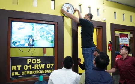 Serap Aspirasi Warga, Kapolresta Malang Kota Hadir di Poskamling
