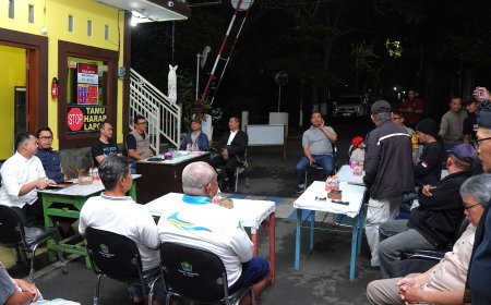 Sambang Poskamling, Kapolresta Malang Kota Serap Aspirasi dan Jaga Kamtibmas Hingga Level RT