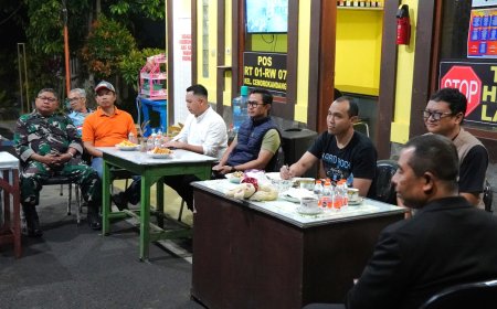 Sambang Poskamling Jadi Sarana Kapolresta Dengarkan Keluhan Warga