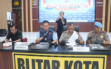Polres Blitar Kota Berhasil Mengungkap Kasus Narkotika Secara Profesional
