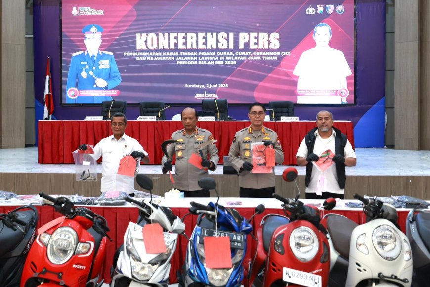 Polda Jatim Maksimalkan Upaya Menekan Angka Kriminalitas